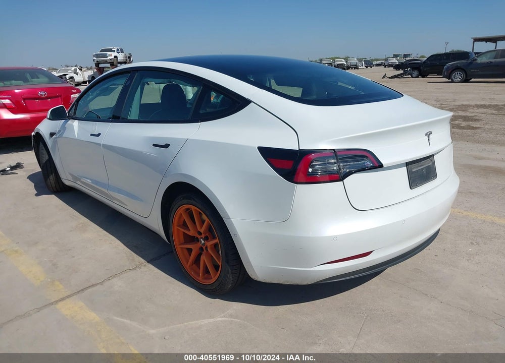 2021 TESLA MODEL 3 STANDARD RANGE PLUS REAR-WHEEL DRIVE VIN: 5YJ3E1EA0MF023016