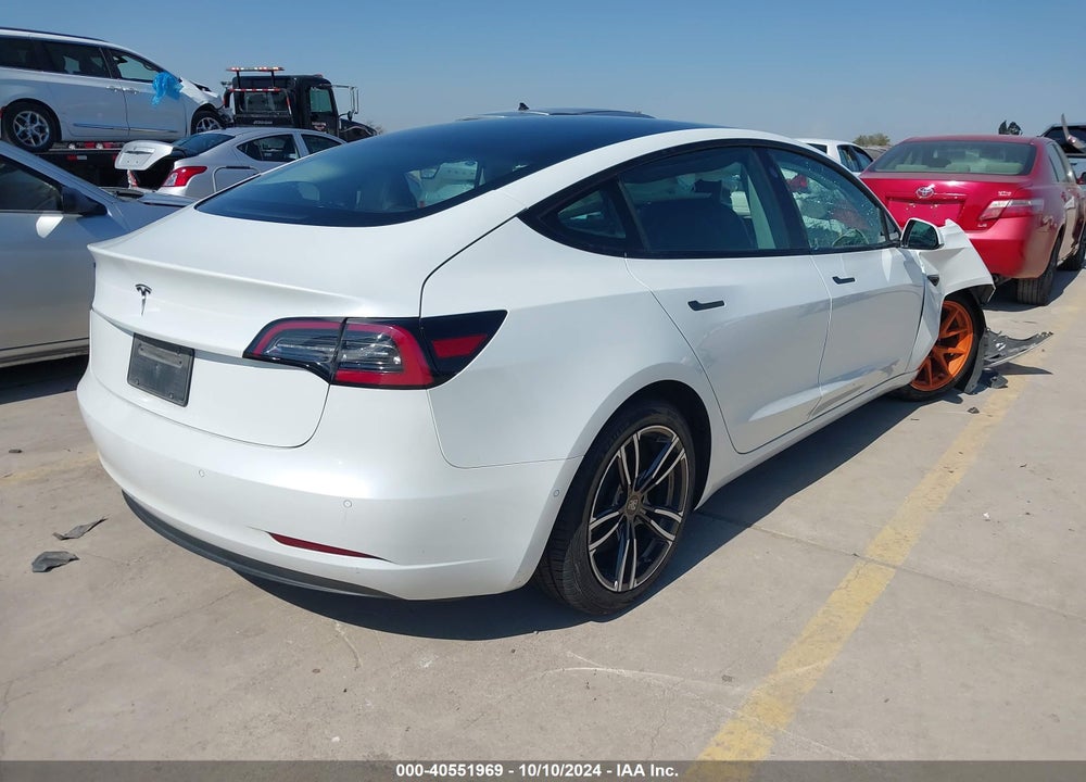 2021 TESLA MODEL 3 STANDARD RANGE PLUS REAR-WHEEL DRIVE VIN: 5YJ3E1EA0MF023016