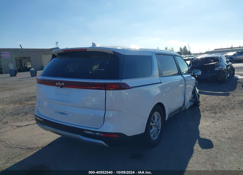 2024 KIA CARNIVAL MPV LX SEAT PACKAGE VIN: KNDNB4H30R6385608