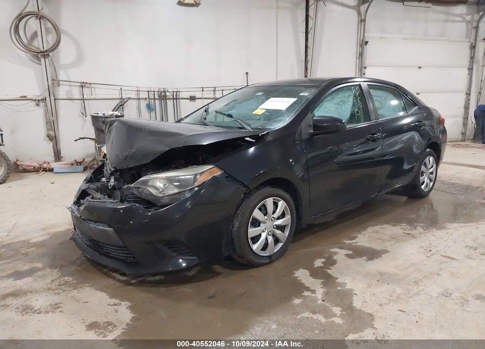 2014 TOYOTA COROLLA LE VIN: 5YFBURHEXEP077361
