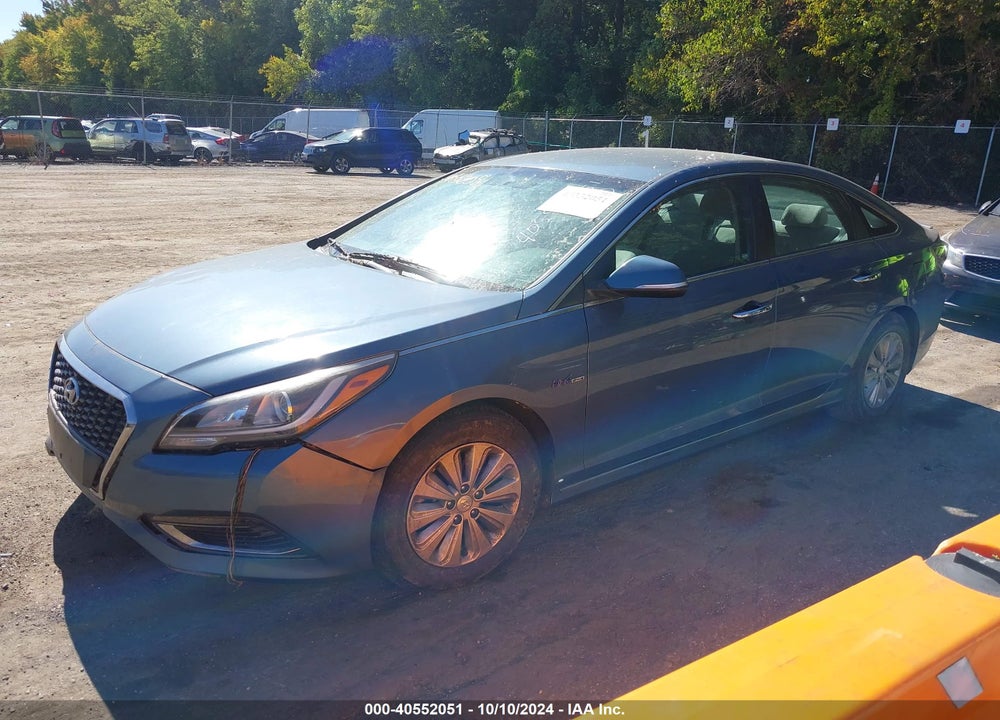 2016 HYUNDAI SONATA HYBRID SE VIN: KMHE24L13GA041816