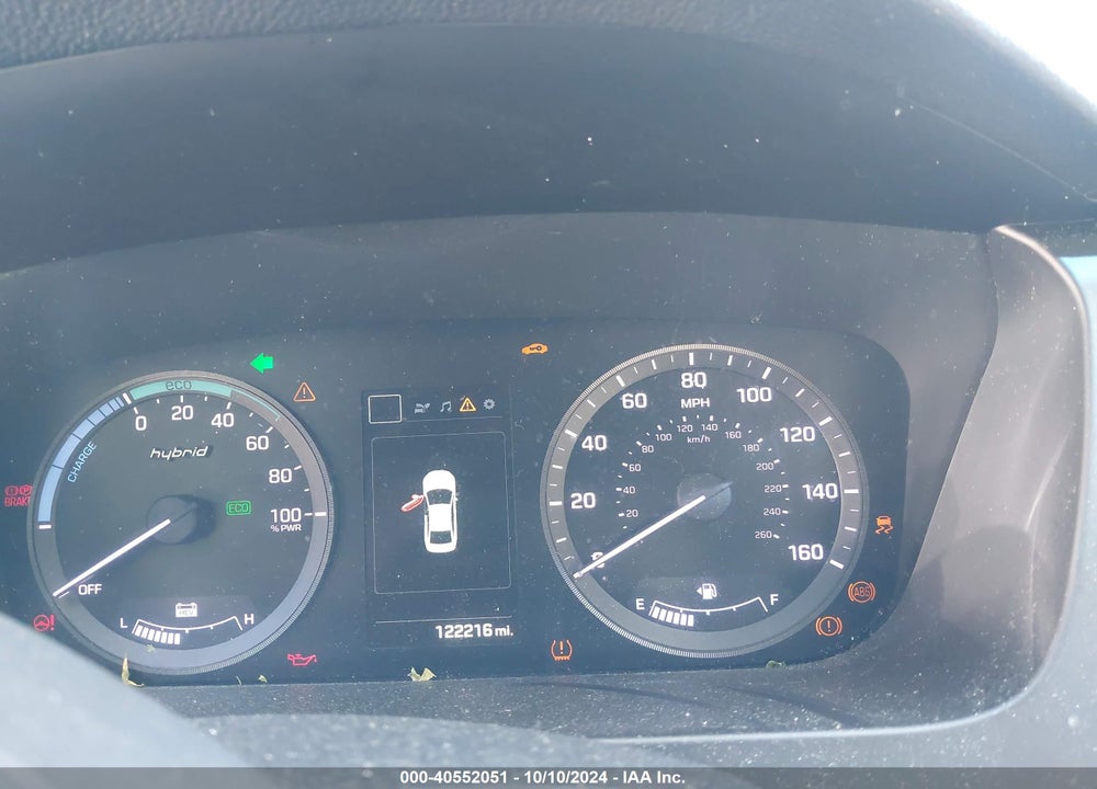 2016 HYUNDAI SONATA HYBRID SE VIN: KMHE24L13GA041816