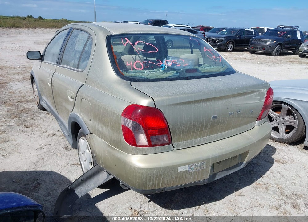 2001 TOYOTA ECHO VIN: JTDBT123410135934