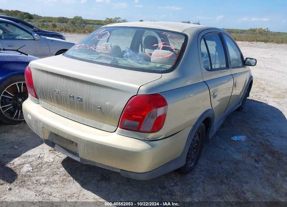 2001 TOYOTA ECHO VIN: JTDBT123410135934