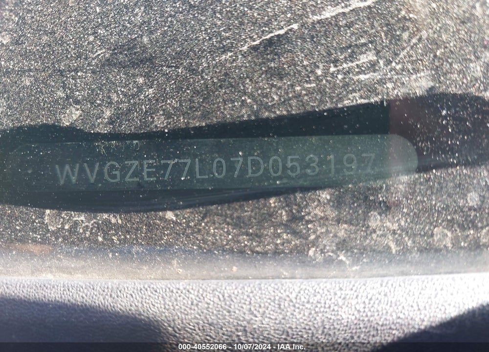 2007 VOLKSWAGEN TOUAREG V6 VIN: WVGZE77L07D053197