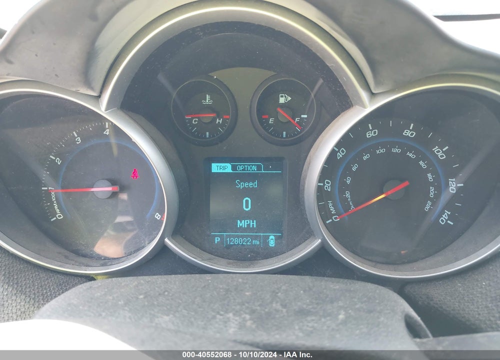 2013 CHEVROLET CRUZE LT VIN: 1G1PK5SB4D7200650