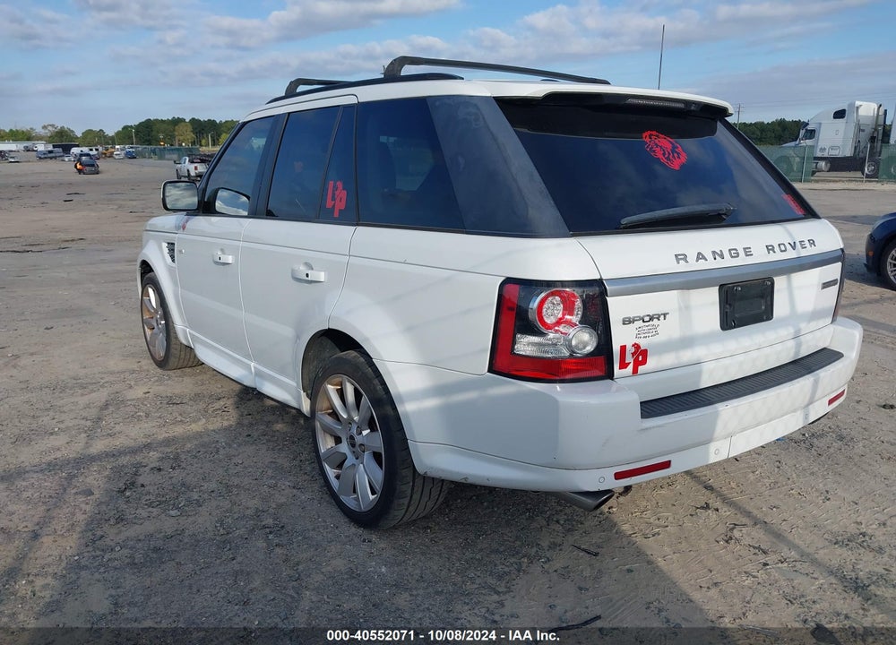 2012 LAND ROVER RANGE ROVER SPORT VIN: SALSH2E43CA759287