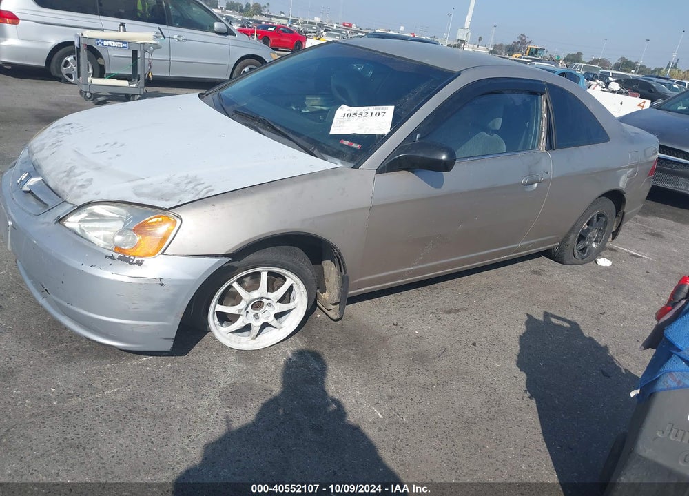 2002 HONDA CIVIC LX VIN: 1HGEM225X2L063852