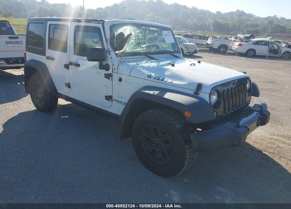 2015 JEEP WRANGLER UNLIMITED WILLYS WHEELER VIN: 1C4BJWDG9FL634818