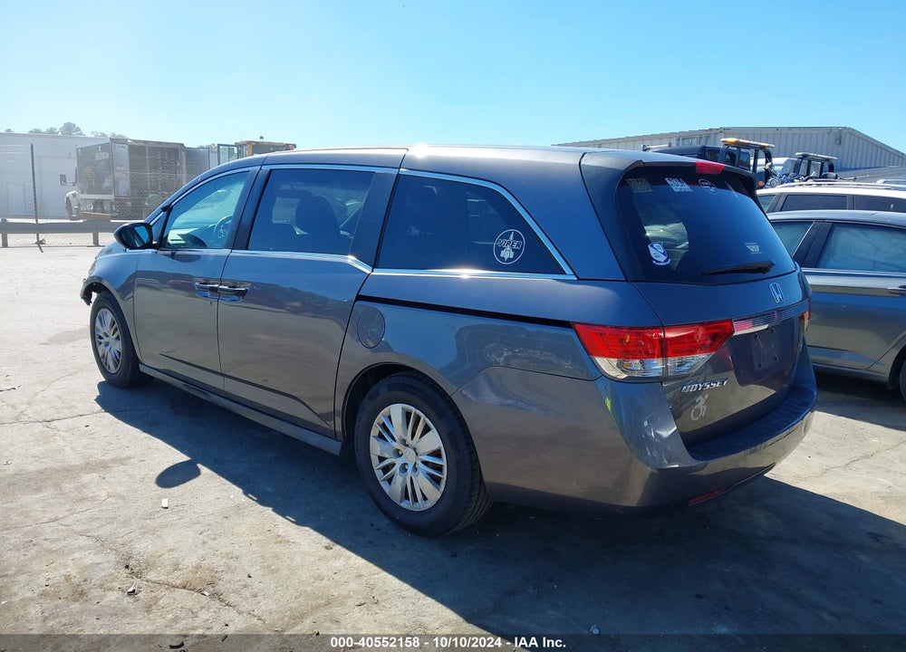2015 HONDA ODYSSEY LX VIN: 5FNRL5H20FB049775