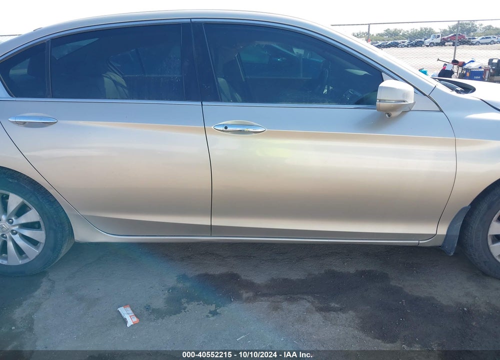 2013 HONDA ACCORD EX-L V-6 VIN: 1HGCR3F81DA025234