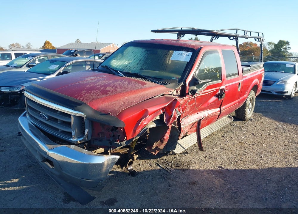 2002 FORD F-250 LARIAT/XL/XLT VIN: 1FTNW21F12ED66011