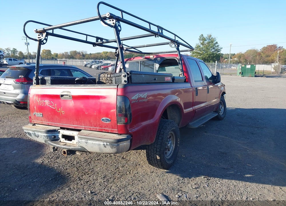 2002 FORD F-250 LARIAT/XL/XLT VIN: 1FTNW21F12ED66011