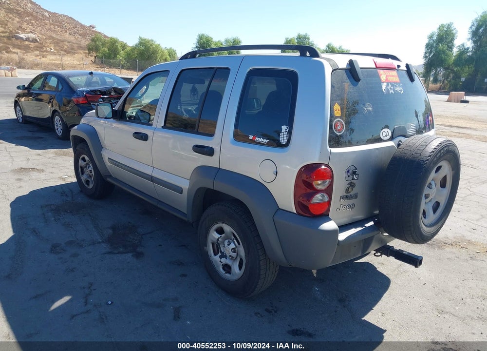 2005 JEEP LIBERTY SPORT VIN: 1J4GK48K45W664290