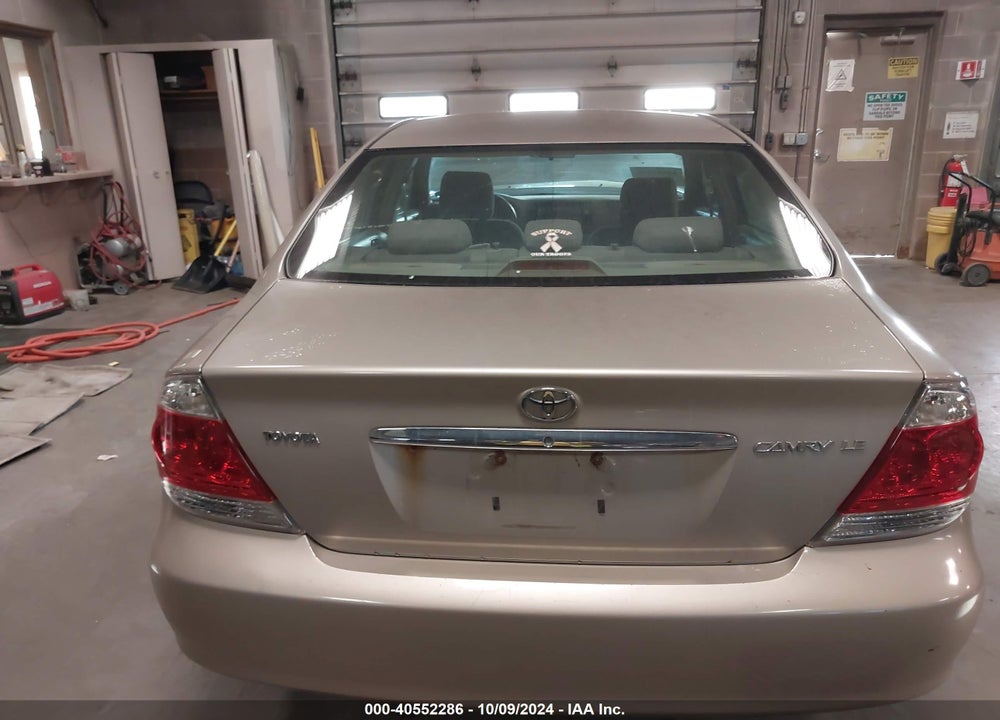 2006 TOYOTA CAMRY LE VIN: 4T1BE30K86U659311