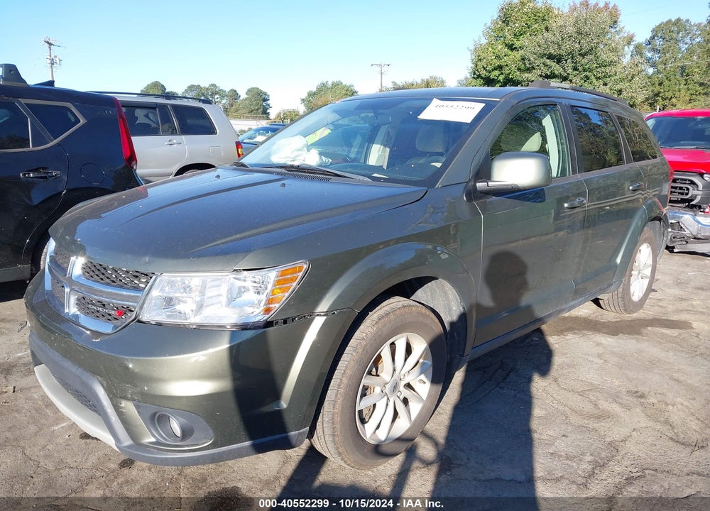 2018 DODGE JOURNEY SXT VIN: 3C4PDCBG6JT141321
