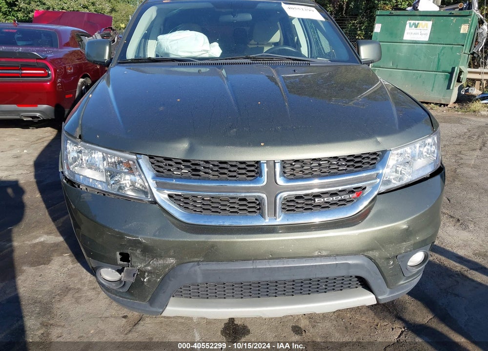 2018 DODGE JOURNEY SXT VIN: 3C4PDCBG6JT141321