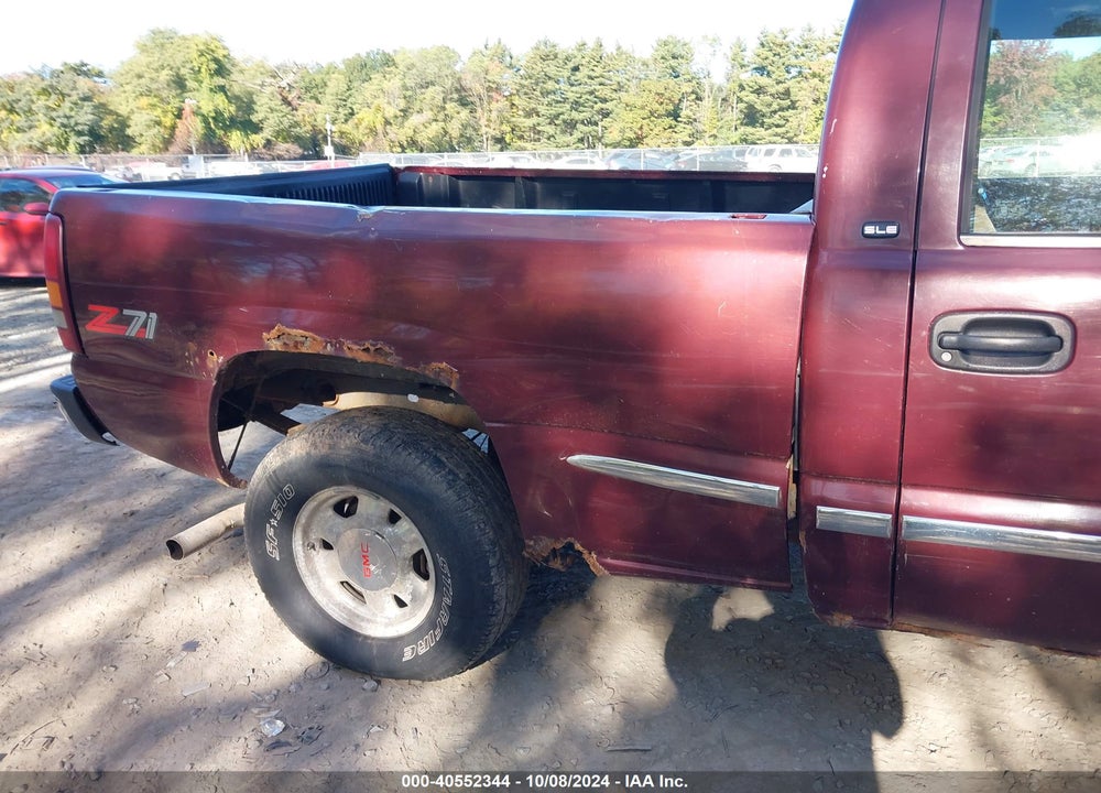1999 GMC SIERRA 1500 SLE VIN: 1GTEK14T8XZ500486