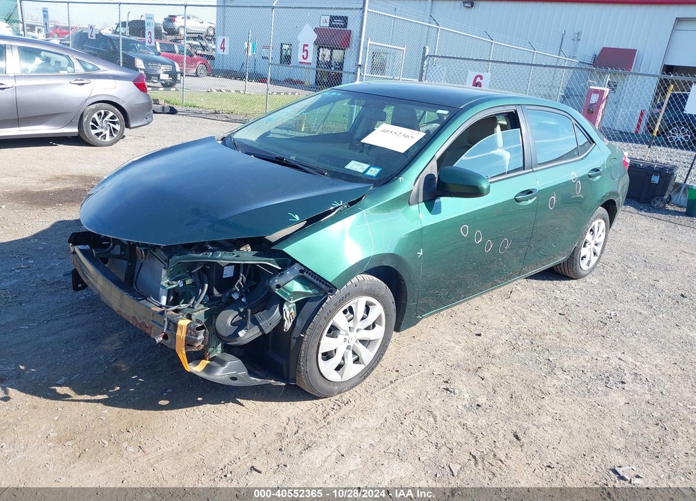 2014 TOYOTA COROLLA LE VIN: 2T1BURHE5EC190912
