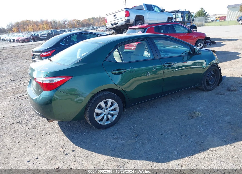 2014 TOYOTA COROLLA LE VIN: 2T1BURHE5EC190912