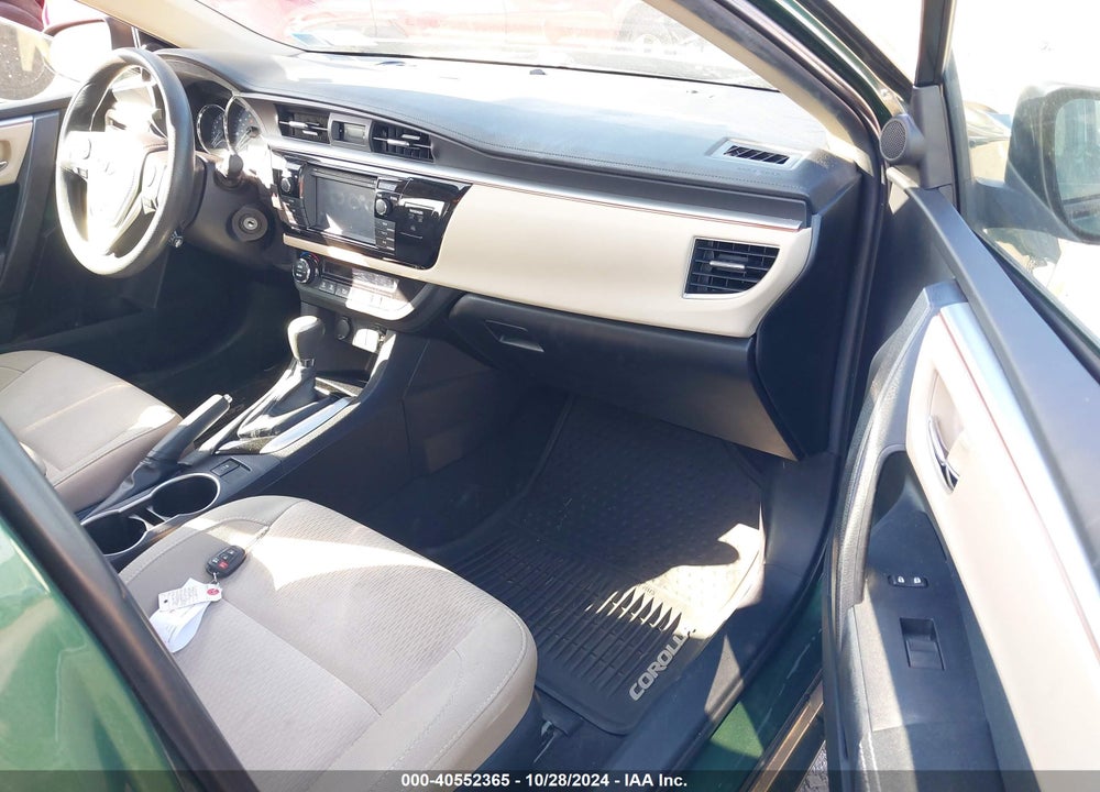 2014 TOYOTA COROLLA LE VIN: 2T1BURHE5EC190912