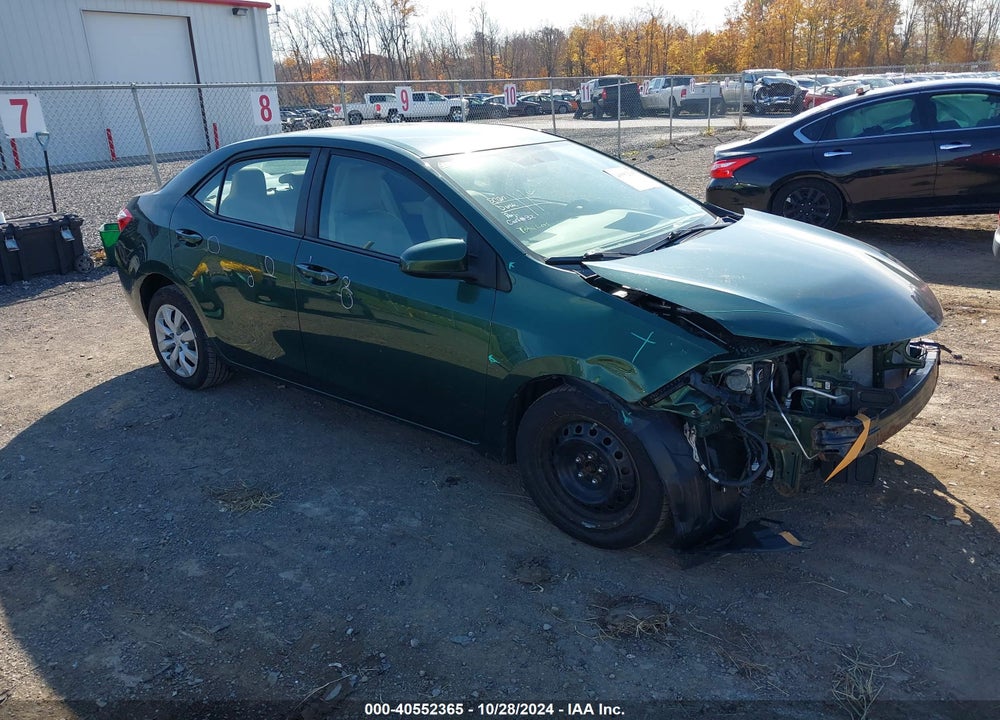 2014 TOYOTA COROLLA LE VIN: 2T1BURHE5EC190912