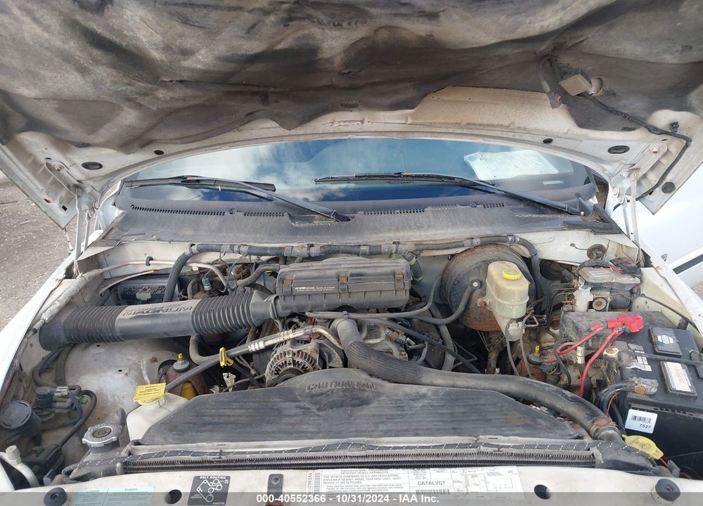 2001 DODGE RAM 2500 ST VIN: 1B7KF23Z01J561680