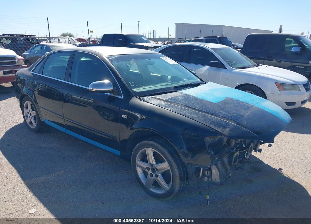 2005 AUDI A4 2.0T VIN: WAUDF78E55A565321