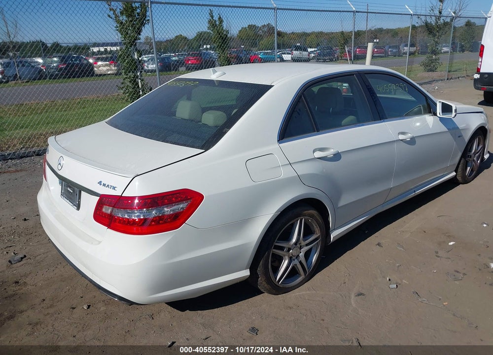 2012 MERCEDES-BENZ E 350 4MATIC VIN: WDDHF8JB2CA654292