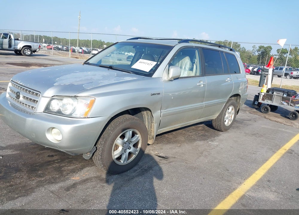 2003 TOYOTA HIGHLANDER LIMITED V6 VIN: JTEHF21A030134561