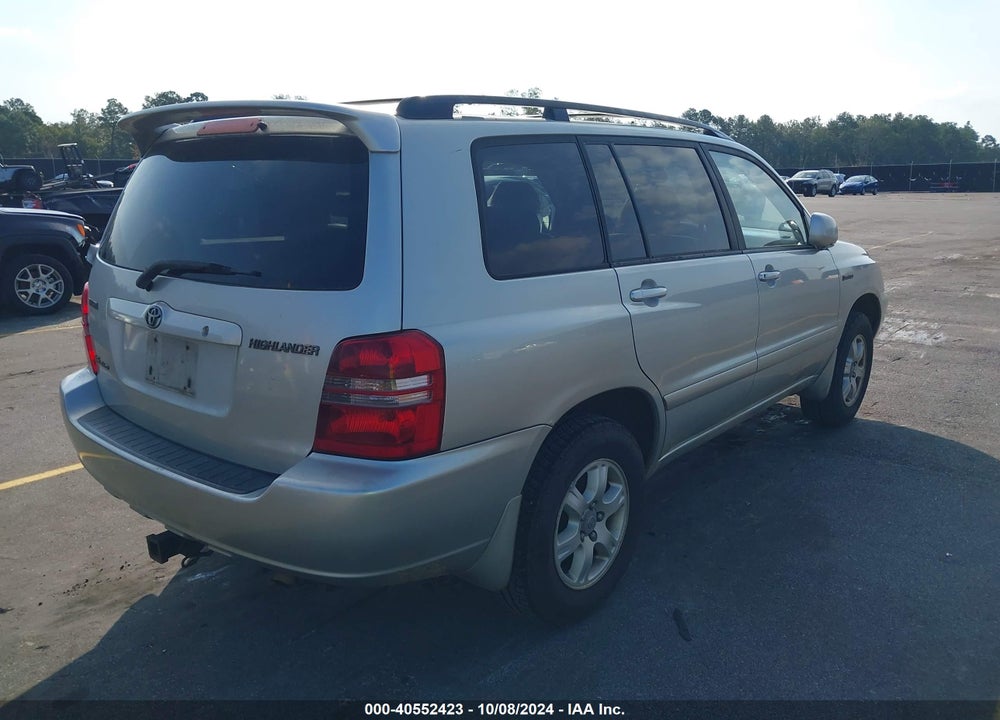 2003 TOYOTA HIGHLANDER LIMITED V6 VIN: JTEHF21A030134561