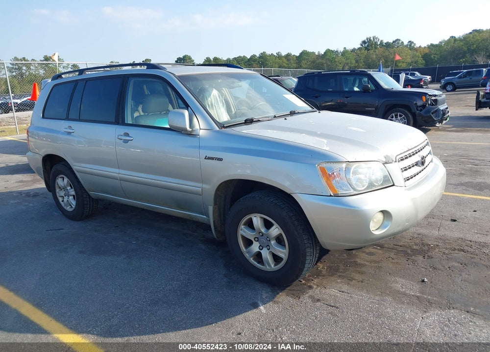 2003 TOYOTA HIGHLANDER LIMITED V6 VIN: JTEHF21A030134561