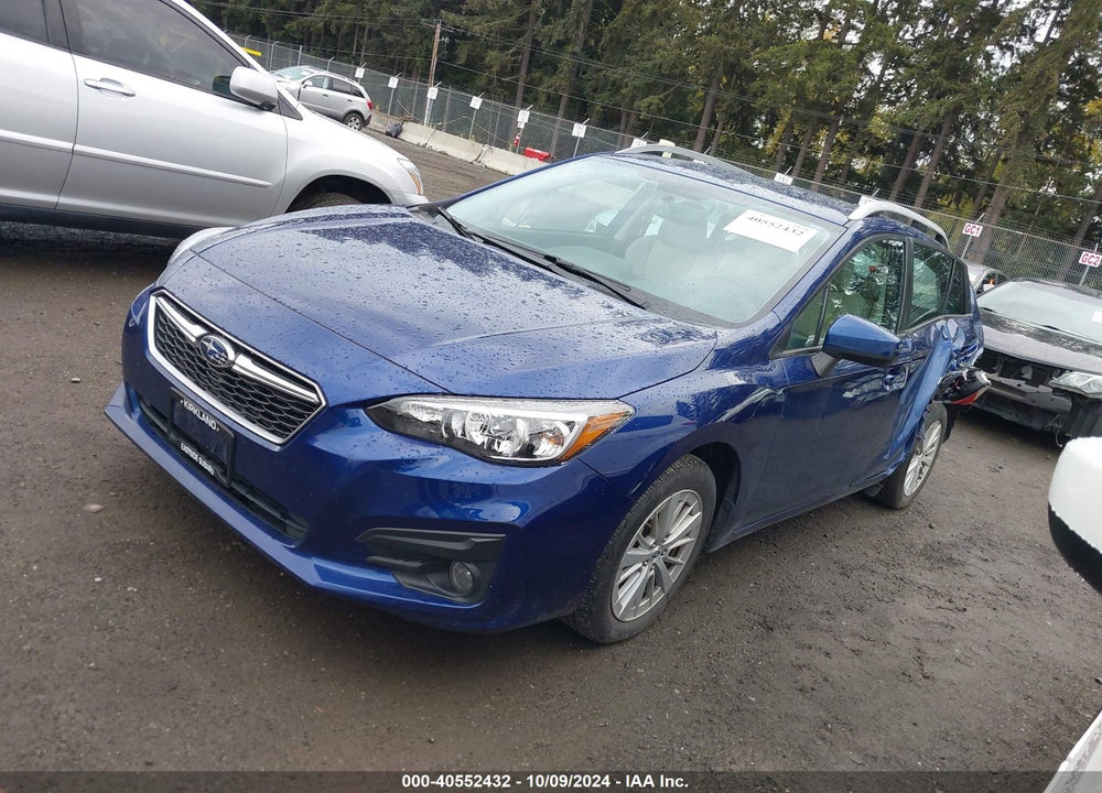 2017 SUBARU IMPREZA 2.0I PREMIUM VIN: 4S3GTAD61H3746039