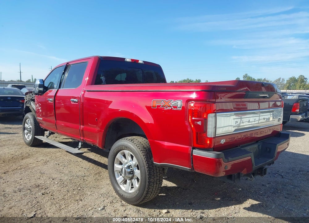 2017 FORD F-350 PLATINUM VIN: 1FT8W3BT1HEC39193