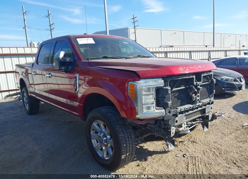 2017 FORD F-350 PLATINUM VIN: 1FT8W3BT1HEC39193