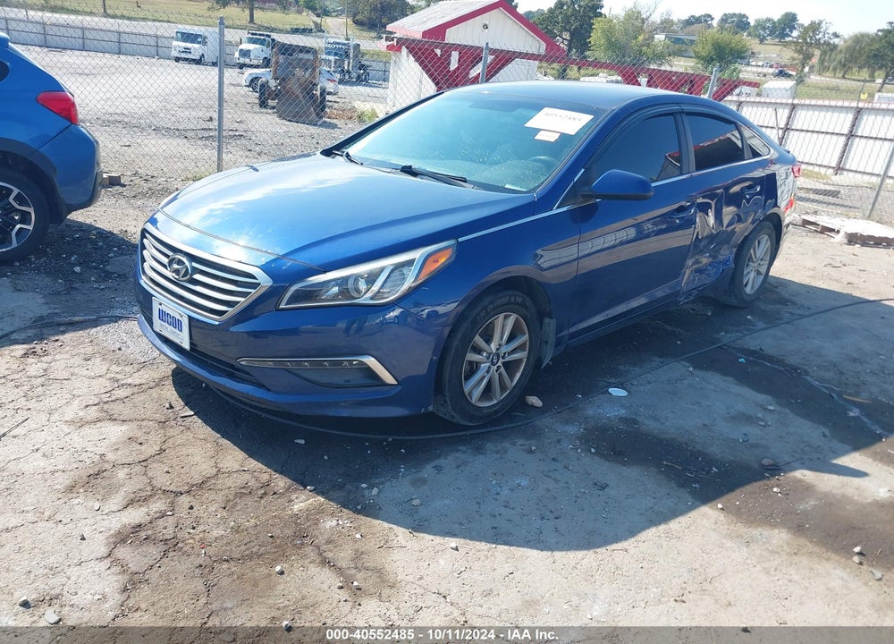 2015 HYUNDAI SONATA SE VIN: 5NPE24AF9FH224485