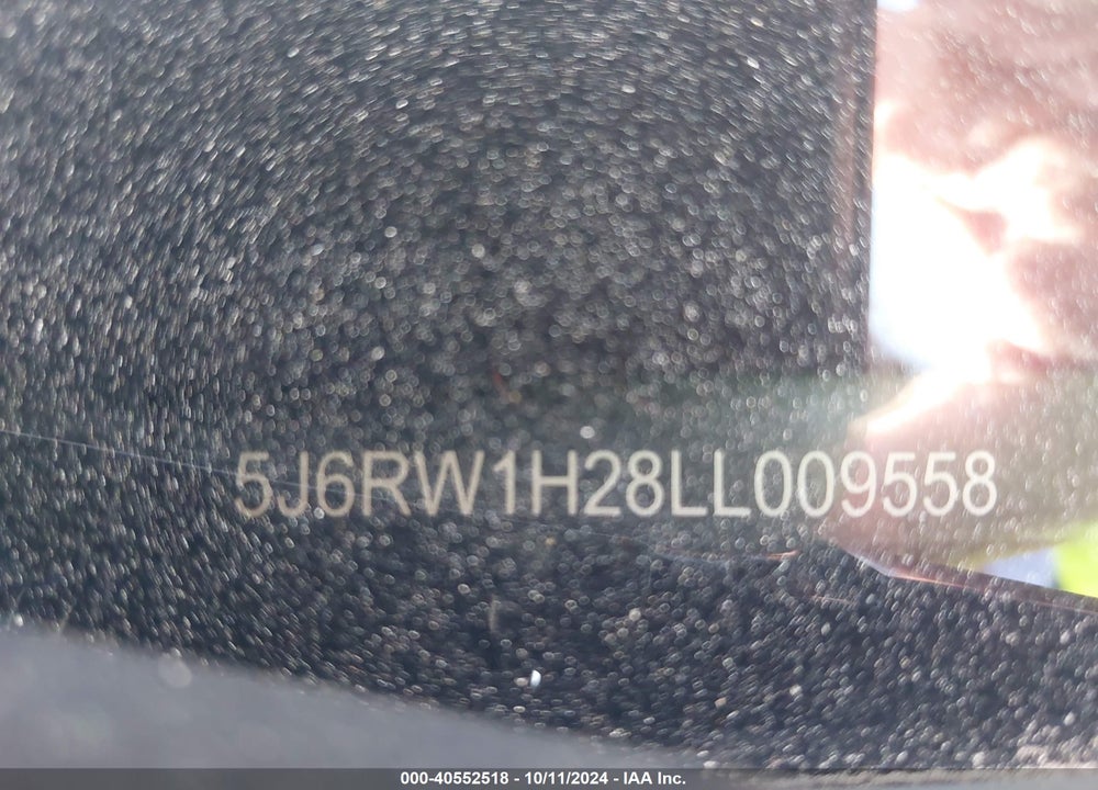 2020 HONDA CR-V 2WD LX VIN: 5J6RW1H28LL009558