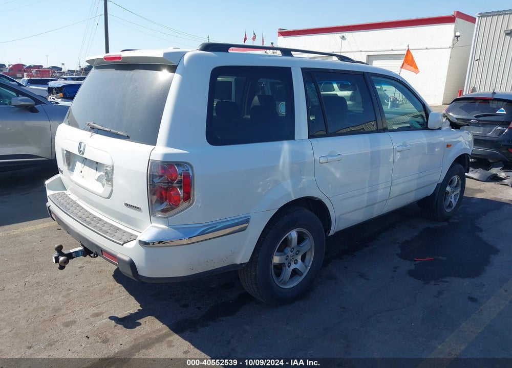 2007 HONDA PILOT EX-L VIN: 2HKYF18737H511269