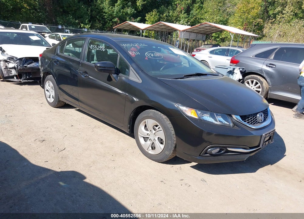2014 HONDA CIVIC LX VIN: 19XFB2F55EE245930