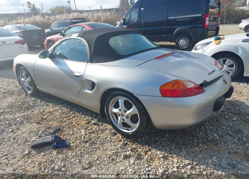 1997 PORSCHE BOXSTER VIN: WP0CA2987VS624212