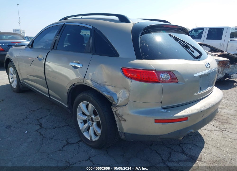 2005 INFINITI FX35 VIN: JNRAS08W05X220602