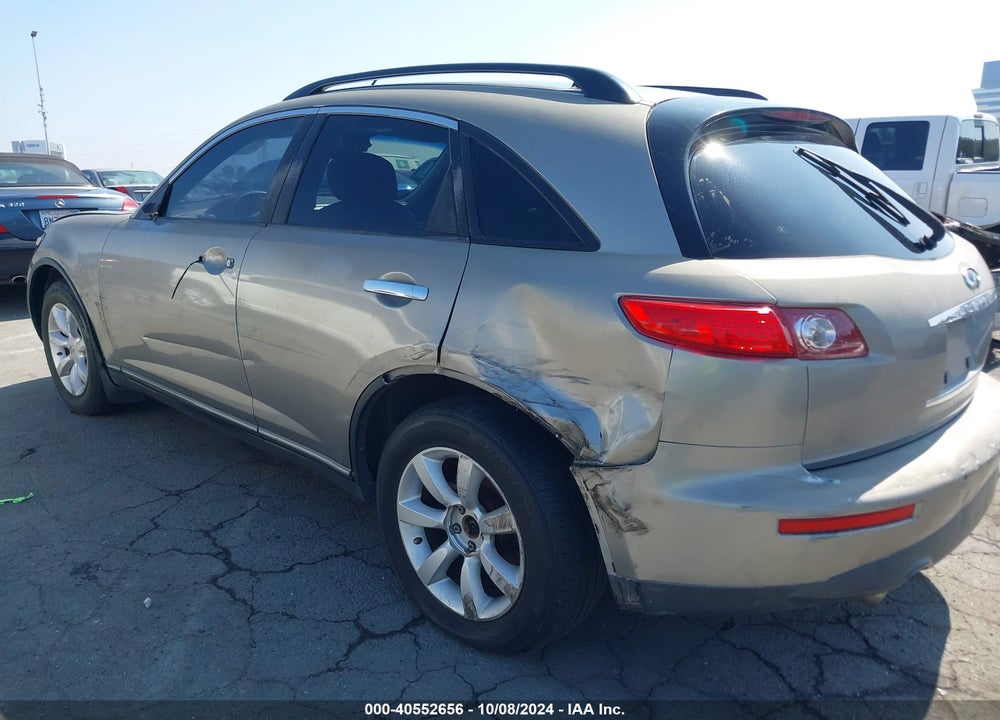 2005 INFINITI FX35 VIN: JNRAS08W05X220602