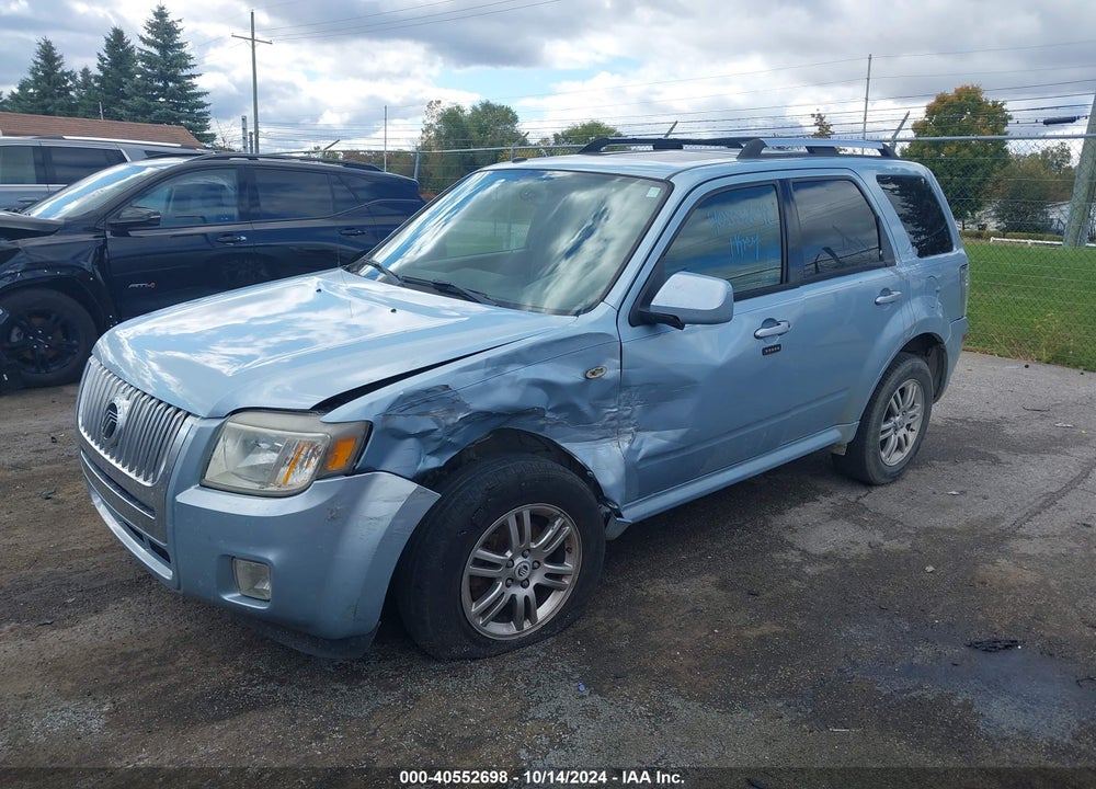 2009 MERCURY MARINER PREMIER V6 VIN: 4M2CU87GX9KJ02341