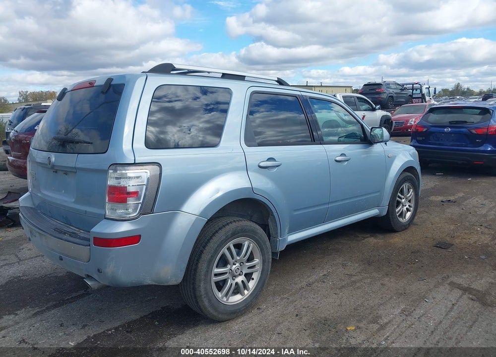 2009 MERCURY MARINER PREMIER V6 VIN: 4M2CU87GX9KJ02341