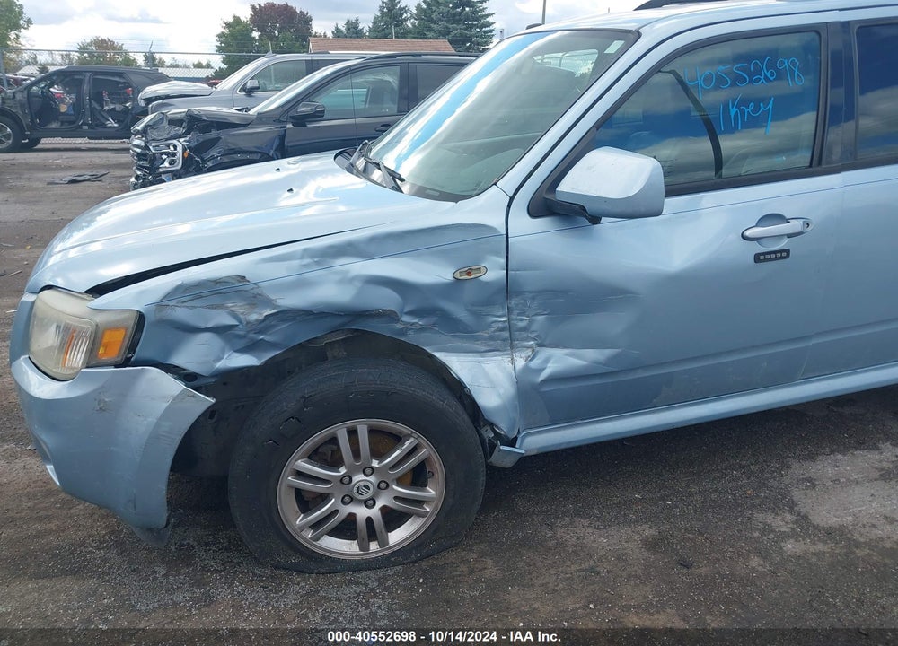 2009 MERCURY MARINER PREMIER V6 VIN: 4M2CU87GX9KJ02341