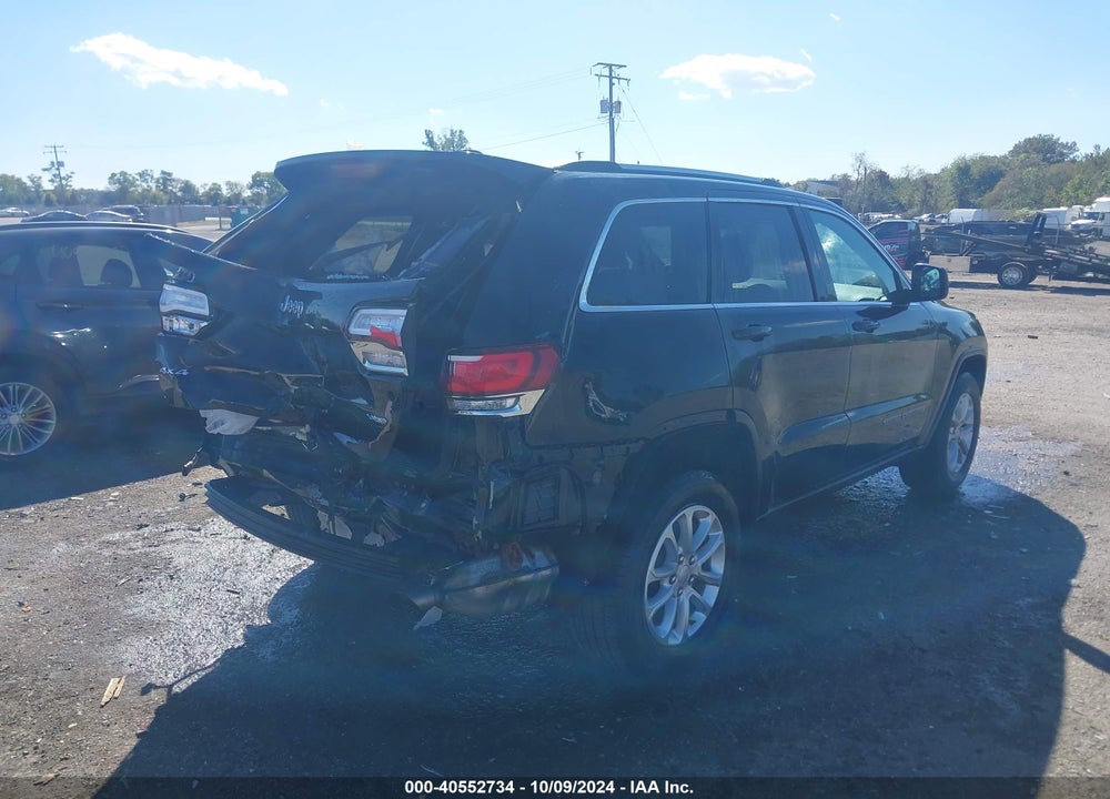 2021 JEEP GRAND CHEROKEE LAREDO E 4X4 VIN: 1C4RJFAG1MC567051