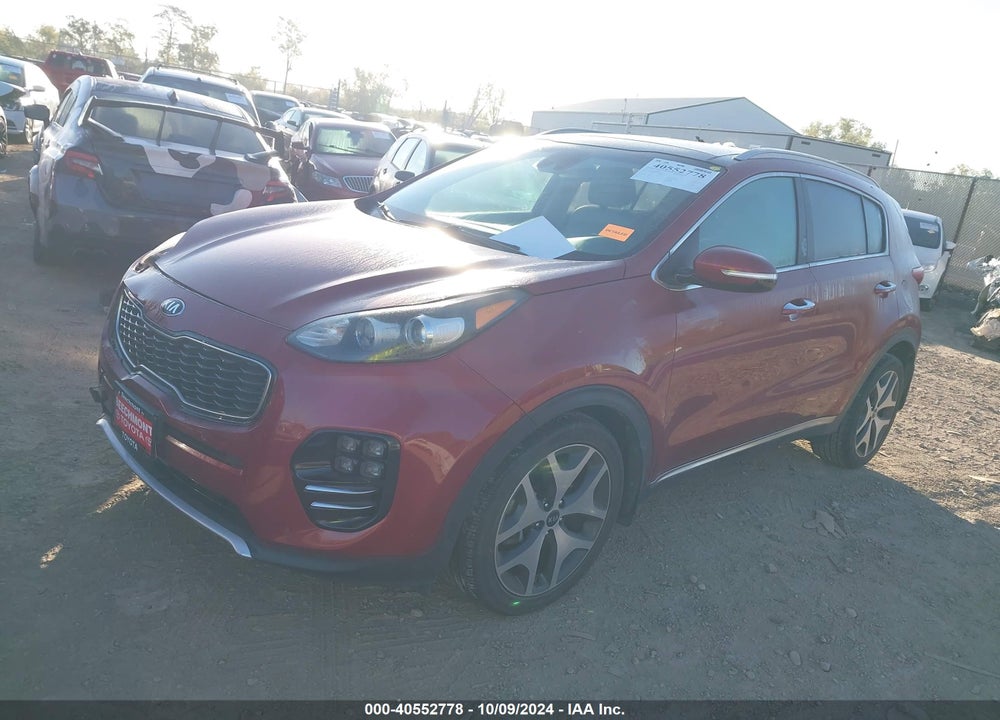 2017 KIA SPORTAGE SX TURBO VIN: KNDPR3A68H7098111