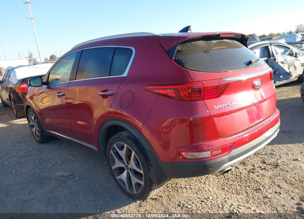 2017 KIA SPORTAGE SX TURBO VIN: KNDPR3A68H7098111
