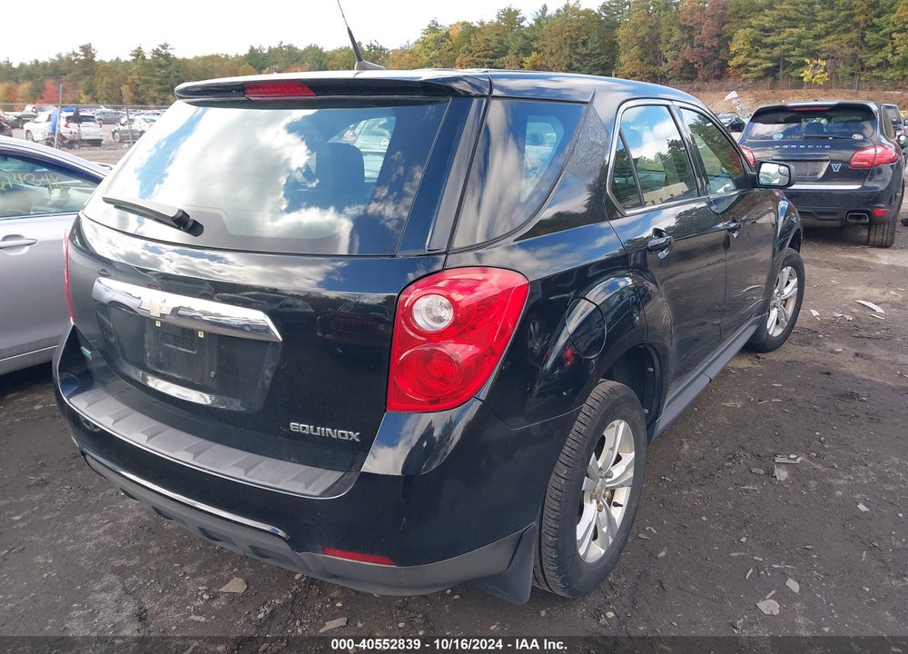 2012 CHEVROLET EQUINOX LS VIN: 2GNALBEK4C1111314