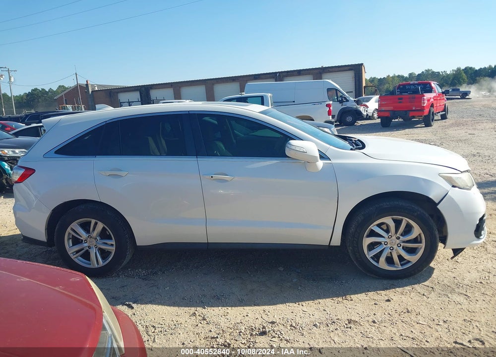 2016 ACURA RDX WATCH PLUS PKG VIN: 5J8TB3H33GL000477